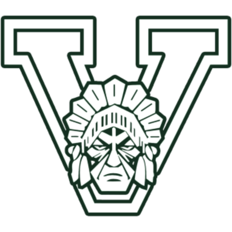 Venice High School V with Indian head logo